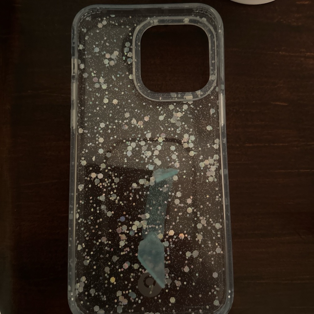 Glitter Clear Phone Case - Picture 2 of 3